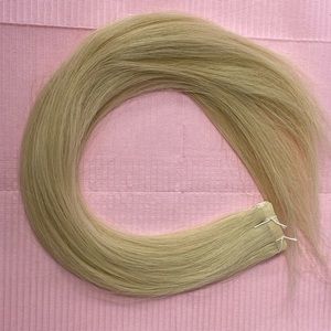 Light Ash Blonde #12.1 Tape In hair extensions 20”